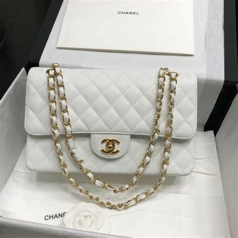 chanel white bag|Chanel white bag 2020.